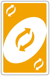 reverse uno card reverse uno card